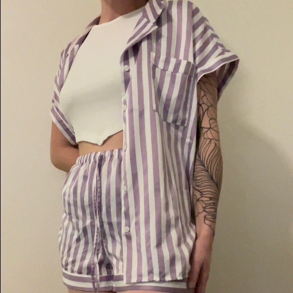 Satin pajama set